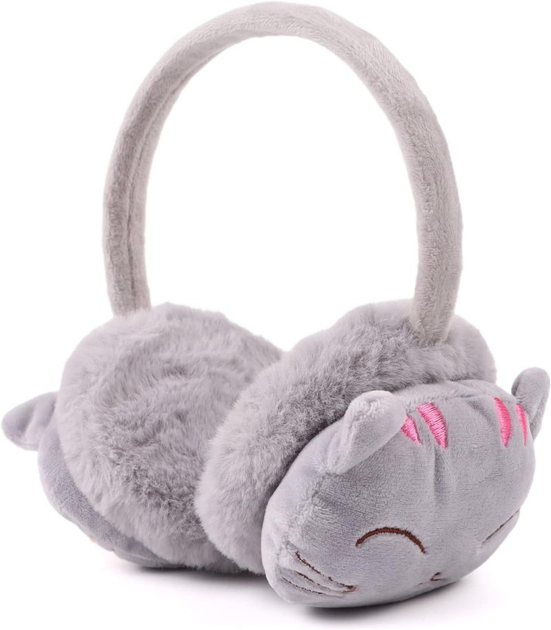 Pesaat Fluffy Ear Muff for Women Plush Earmuffs Kids Winter Earmuffs Girls Boys Cold Weather Ear Warmer - Image 1